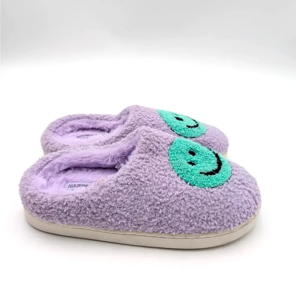 Harper Canyon Smile Slipper Kids' Girls Purple/White Size US3/4M